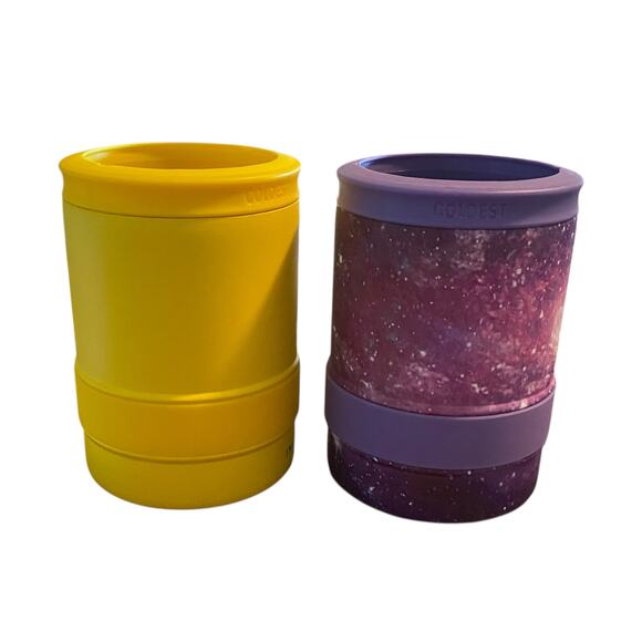 Set of TWO COLDEST Insulated Stainless Steel Drink Can Sleeve Holder for 12 Oz - Picture 4 of 10